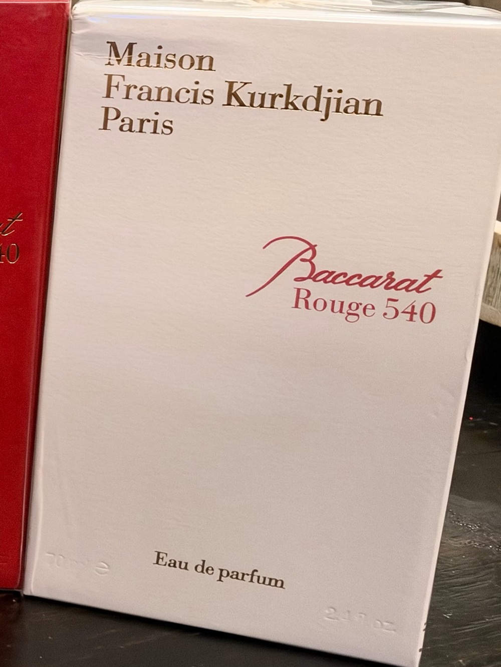 Maison Francis Kurkdjian Red Baccarat Rouge 540 Decorative Box Set (Pair)